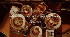 Desktop Screenshot of lucasristorante.com