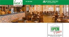 Desktop Screenshot of lucasristorante.co.za